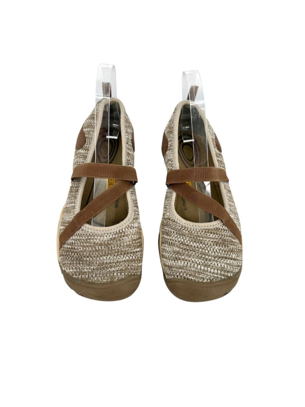 Keen Hush Knit Mary Jane Flats Brown Knit Shoes Casual Comfort Gorpcore Size 8